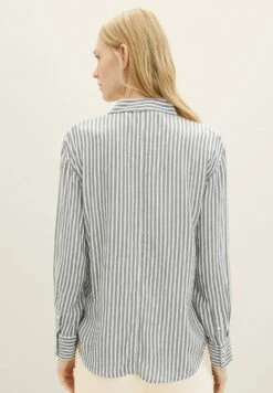 Tom Tailor Overhemdblouse - Navy White Dobby Stripe -Tom Tailor Winkel a8b5223b62424574a8523b659405efa5