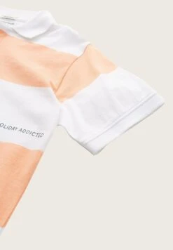 Tom Tailor Poloshirt - White Orange -Tom Tailor Winkel a950c1692724491b8f30546dee837d35