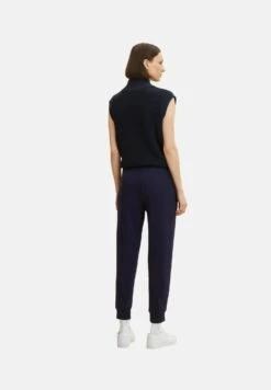 Tom Tailor Mit Rippbündchen - Trainingsbroek - Navy Midnight Blue -Tom Tailor Winkel a9aa12518f5c45c4bcf66de7297ed1dc