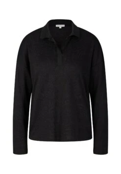 Tom Tailor Mit Polokragen - Poloshirt - Deep Black