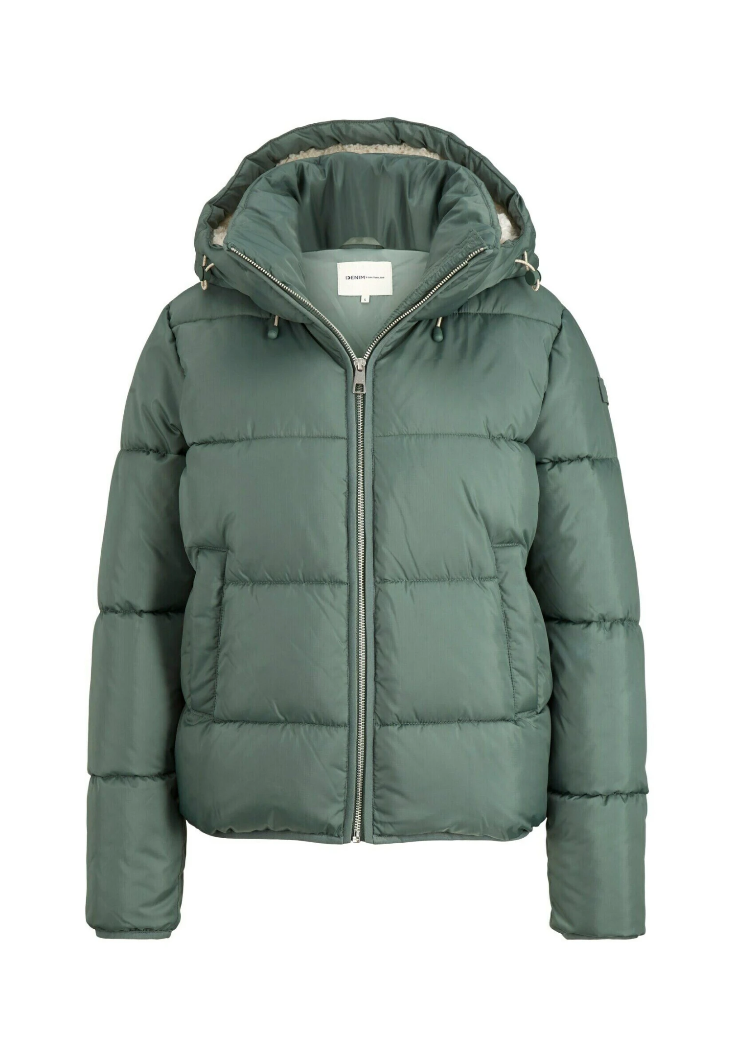 TOM TAILOR Denim Puffer - Winterjas - Green Dust 7 TOM TAILOR Denim Puffer - Winterjas - Green Dust - Afbeelding 5