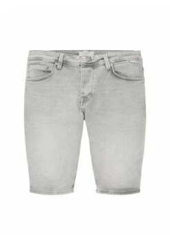 Tom Tailor Josh Regular Slim- Jeansshort - Used Bleached Grey Denim