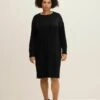 Tom Tailor Gebreide Jurk - Deep Black -Tom Tailor Winkel aa79287e7a5f46b0a1d746dd8f274752