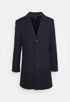 Tom Tailor Halflange Jas - Navy Blue Structure -Tom Tailor Winkel abb430c07d0e4399bdf372fa024da3f5