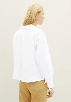 TOM TAILOR Denim Mit Ballonärmeln - Overhemdblouse - White -Tom Tailor Winkel ac74ff76ea444cd8b8c7fb6d0d7e36b5