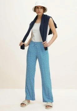 Tom Tailor Gemusterte Stoff - Pyjamabroek - Blue Minimal Design -Tom Tailor Winkel ac90c7ae6c684c079339384060e23175