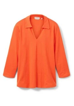 Tom Tailor 3/4 Mit Kragen - Poloshirt - Fever Red -Tom Tailor Winkel ac9eddab1c754fa7bae00f635c8d4185