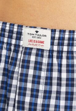 Tom Tailor Westside 2 Pack - Boxershort - Dark Blue/White/Blue -Tom Tailor Winkel acd47473d8494fd4aa410bc4f9644fa9