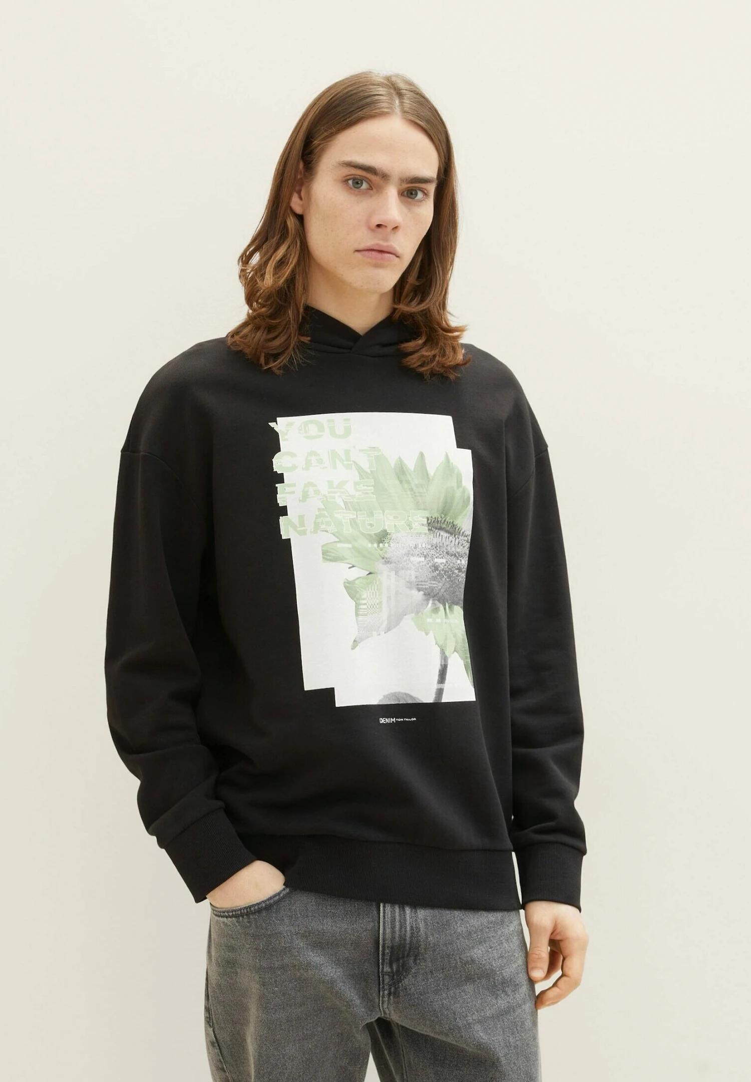 TOM TAILOR Denim Mit Fotoprint - Hoodie - Black 3 TOM TAILOR Denim Mit Fotoprint - Hoodie - Black