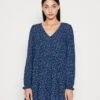 TOM TAILOR Denim V-Neck Babydoll Dress - Jurk - Navy Blue -Tom Tailor Winkel adf1f28880bc4e268710e3cef8d88654