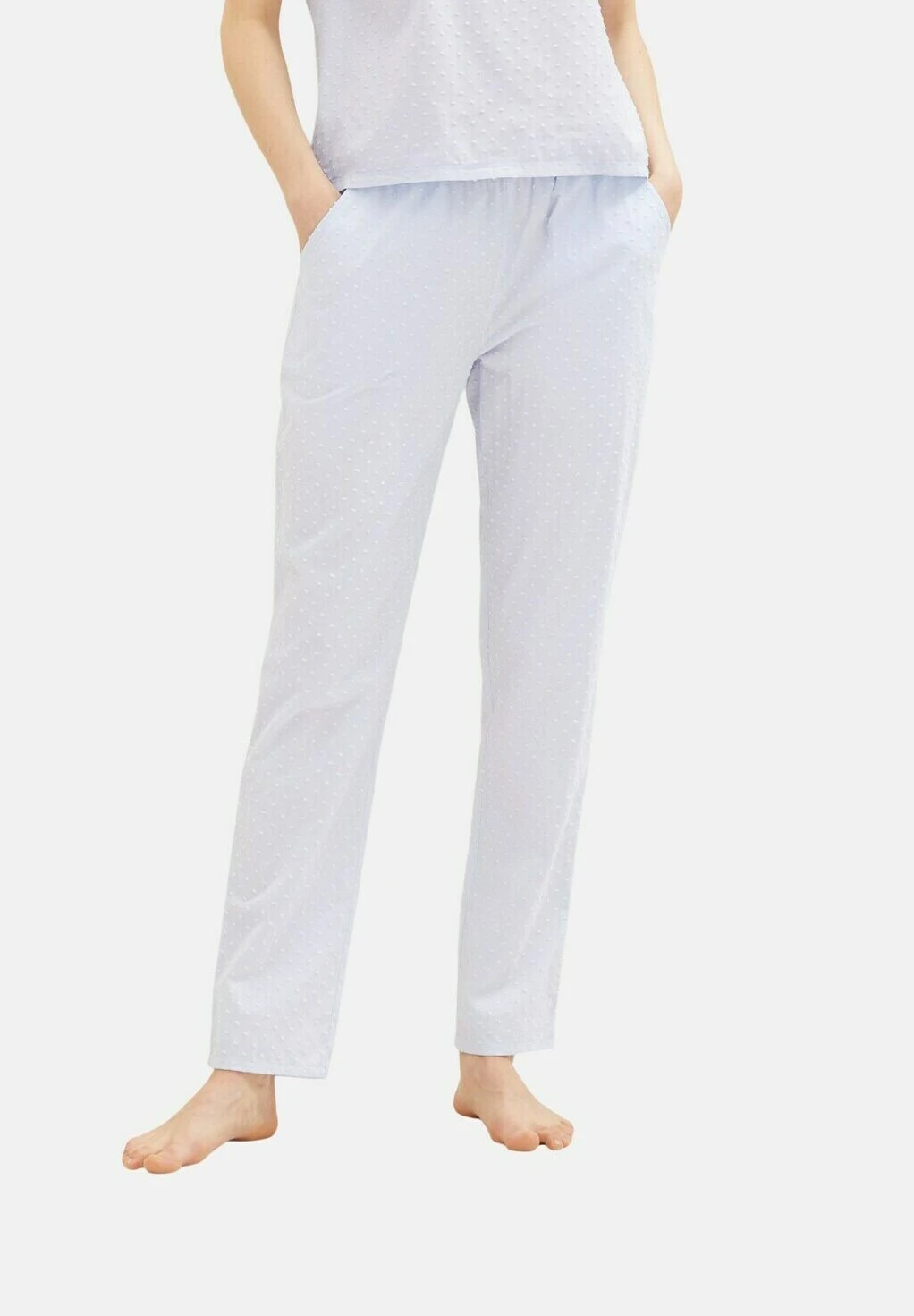 Tom Tailor Bodywear Mit Struktur - Pyjamabroek - Blue Light Dots 3 Tom Tailor Bodywear Mit Struktur - Pyjamabroek - Blue Light Dots