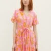 TOM TAILOR Denim Blousejurk - Abstract Pink Print