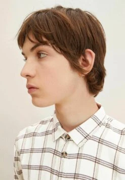 TOM TAILOR Denim Mit Karomuster - Overhemd - Beige Base Multicolor Check -Tom Tailor Winkel aed41b3127fc4d8daa9539a61e672525