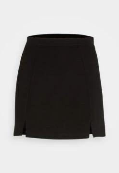 TOM TAILOR Denim Mini Skirt With Slits - Minirok - Deep Black -Tom Tailor Winkel afb9bc5e9fef49389eb6f834c0098186