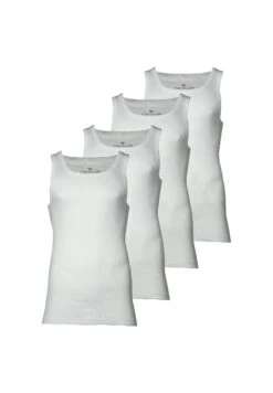 Tom Tailor Tank 4 Pack Garr - Hemd - Weiß