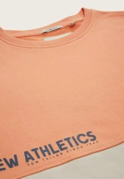 Tom Tailor Sweater - Orange Color Block Design -Tom Tailor Winkel b0126cdeb33b4e2c992252ac38b2a244