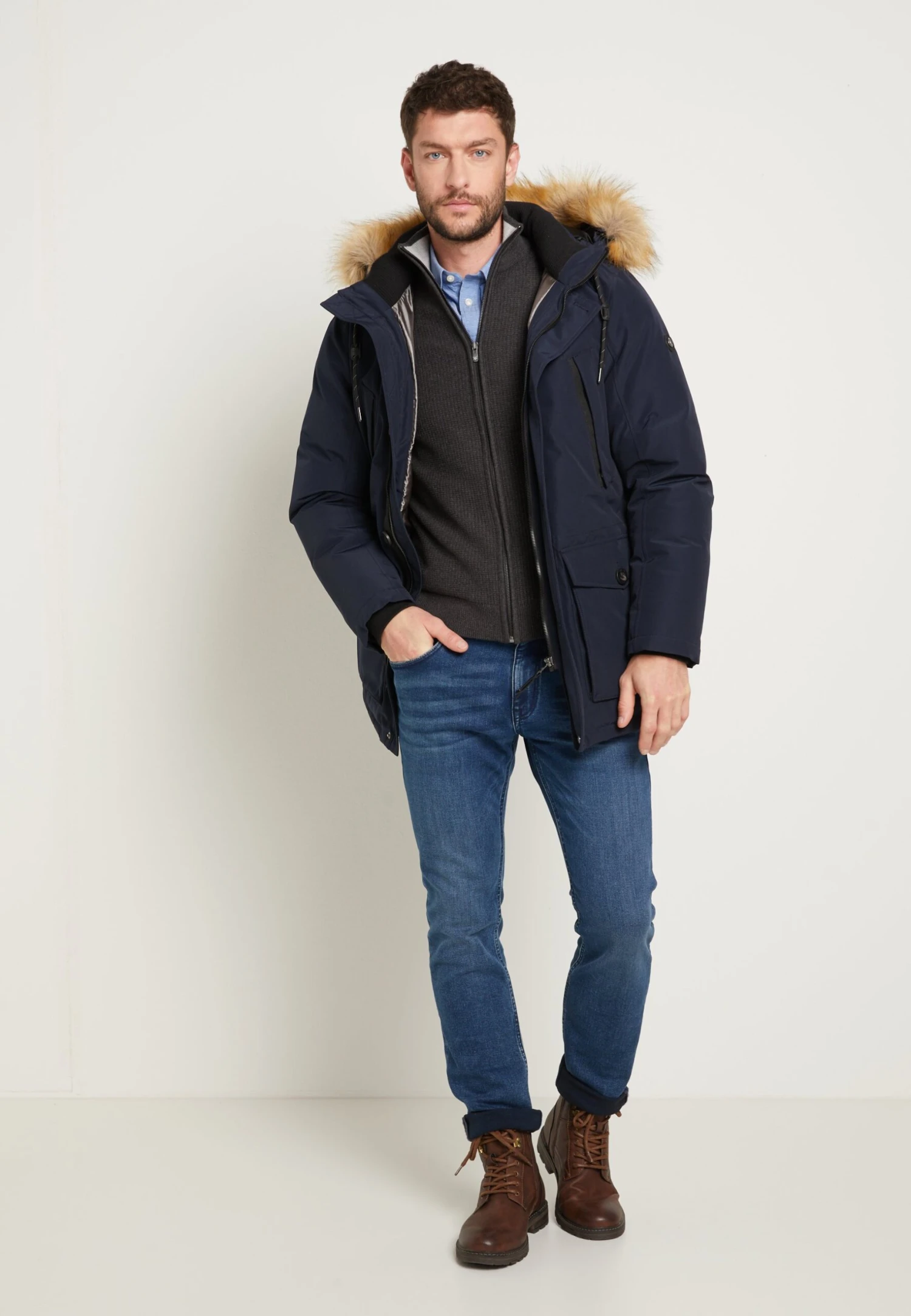 Tom Tailor Josh - Straight Leg Jeans - Mid Stone Blue 4 Tom Tailor Josh - Straight Leg Jeans - Mid Stone Blue - Afbeelding 2