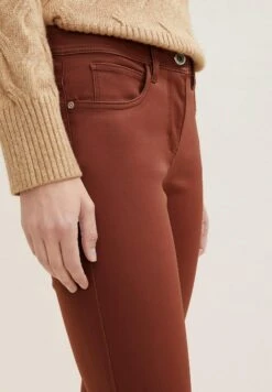Tom Tailor Alexa Skinny - Leren Broek - Spicy Chocolate -Tom Tailor Winkel b13f6680d3aa44ddbd49b8dce141170c