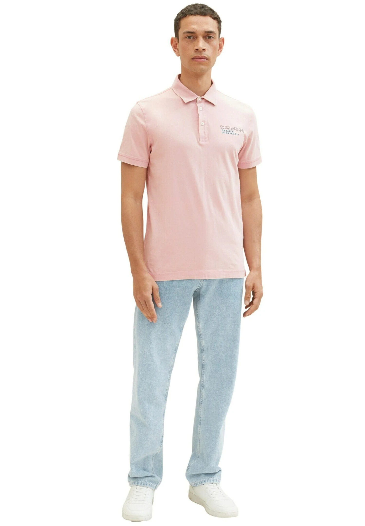 Tom Tailor Mit Logo Print - Poloshirt - Morning Pink 3 Tom Tailor Mit Logo Print - Poloshirt - Morning Pink