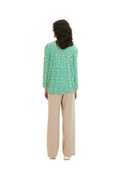 Tom Tailor Gemustertes - Blouse - Green Floral Design -Tom Tailor Winkel b245a6e934484be0bbad50f6a5f85913