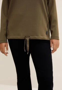 Tom Tailor Mit Rundhalsau - Sweater - Tarmac Khaki -Tom Tailor Winkel b24701dc53ad48a081ae98436268f6f3