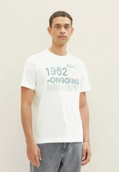 Tom Tailor Mit Print - T-Shirt Print - Off White