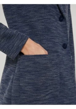 Tom Tailor Slim Fit - Halflange Jas - Blue-Grey -Tom Tailor Winkel b321a914fa964f88a713c3c12ff1c520