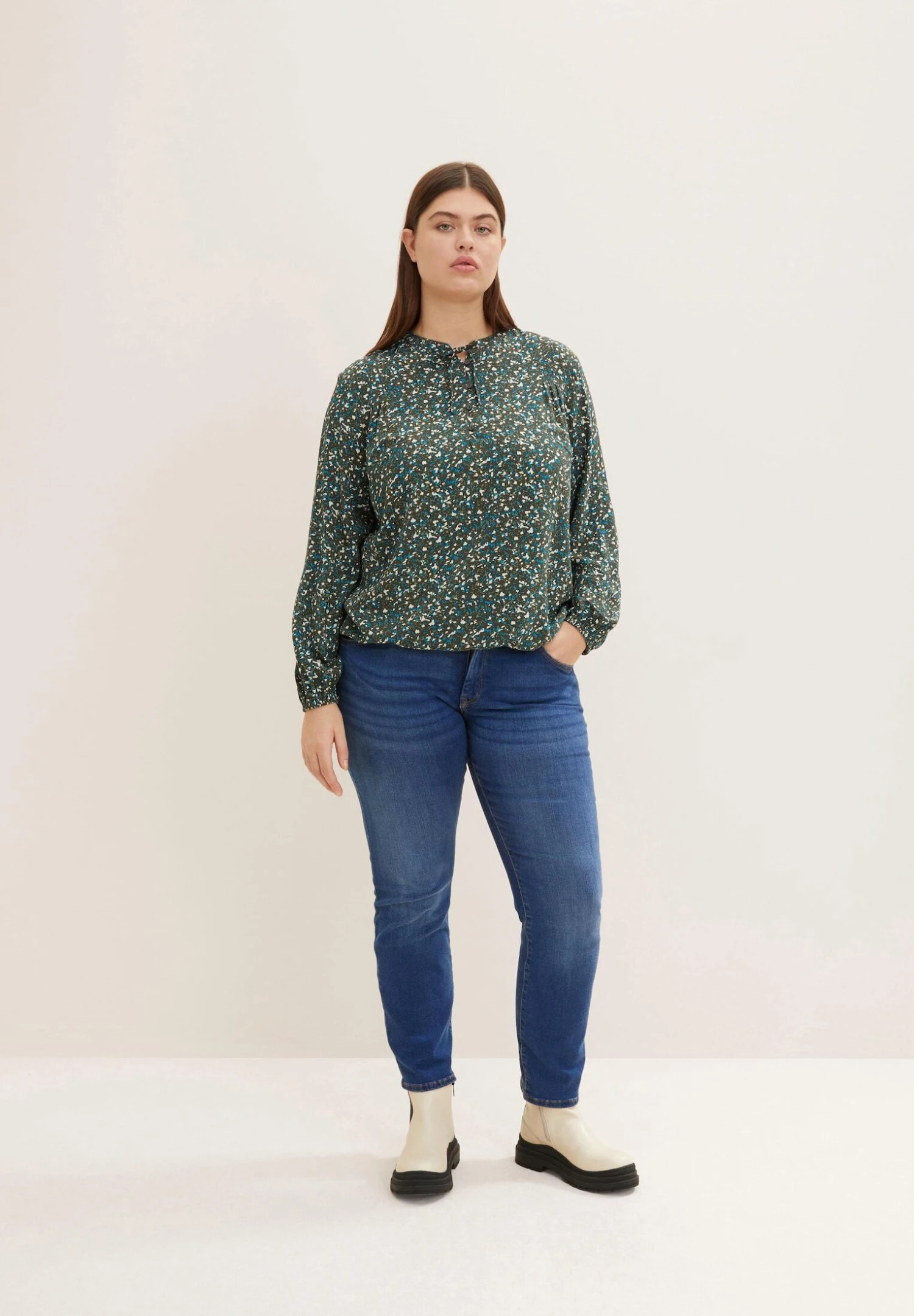 Tom Tailor Longsleeve - Abstract Minimal Design 4 Tom Tailor Longsleeve - Abstract Minimal Design - Afbeelding 2