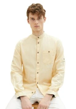 Tom Tailor Mit Struktur - Overhemd - Yellow Pinstripe -Tom Tailor Winkel b37b1d8ff35c4eaa800ff1eb5fe66c54