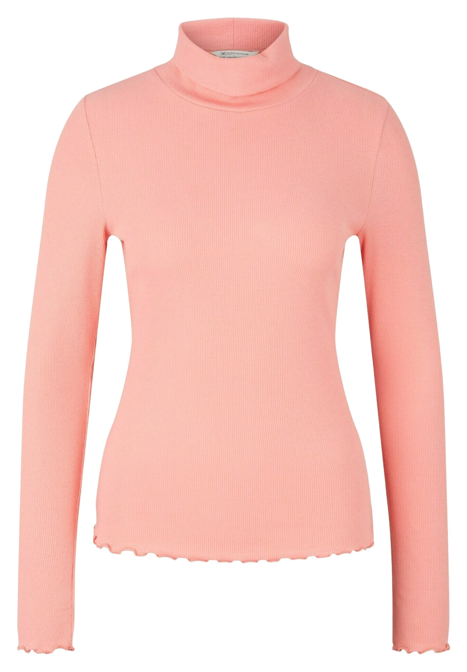 TOM TAILOR Denim Rollkragen - Trui - Peach Pink 7 TOM TAILOR Denim Rollkragen - Trui - Peach Pink - Afbeelding 5