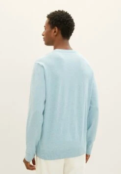 Tom Tailor Mit V-Ausschnitt - Trui - Light Blue Melange -Tom Tailor Winkel b44421a5a34a41708e71a623c0482bf3
