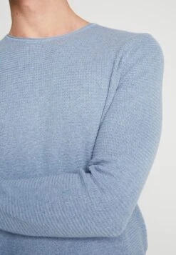 TOM TAILOR Denim Zigzag Structured Crewneck - Trui - Soft Light Blue Melange -Tom Tailor Winkel b464ea3b9ce84a76b6ce95d95969832a