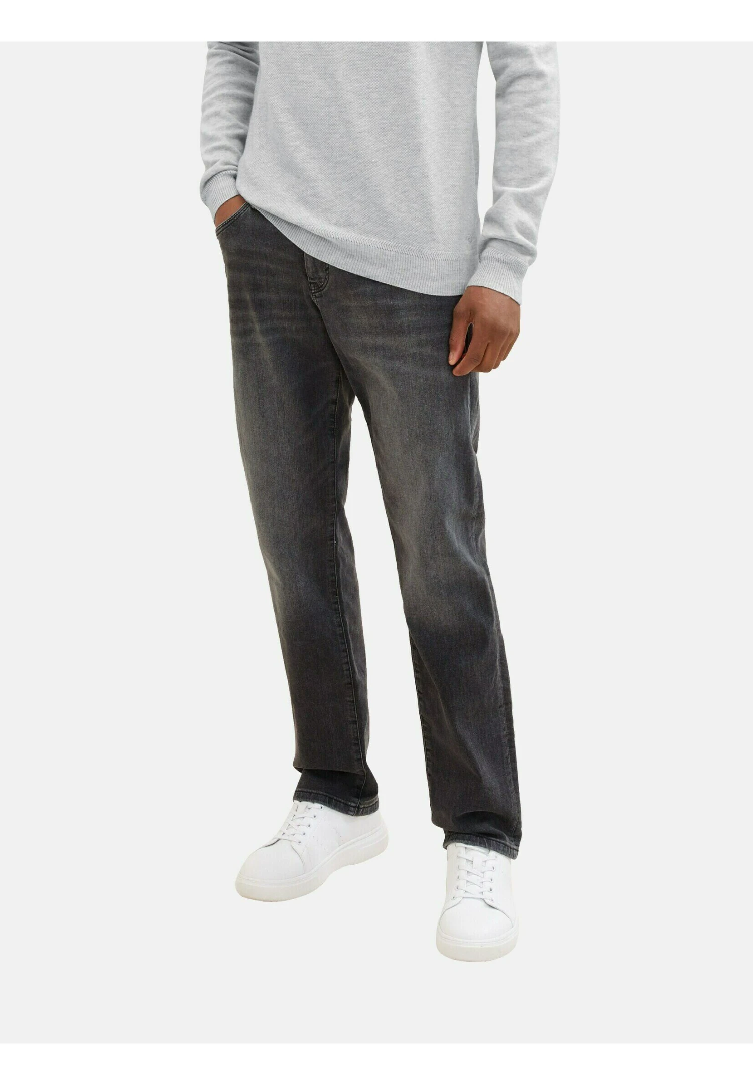 Tom Tailor Long - Straight Leg Jeans - Stone Grey Denim 3 Tom Tailor Long - Straight Leg Jeans - Stone Grey Denim