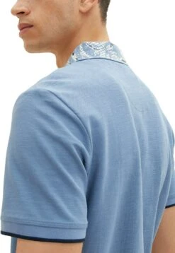 Tom Tailor Poloshirt - Greyish Mid Blue -Tom Tailor Winkel b5d42ac85b114e07a899538b1cc64b78