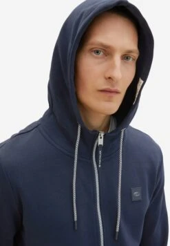 Tom Tailor Mit Kapuze - Sweater Met Rits - Sky Captain Blue -Tom Tailor Winkel b5e537b8a39344b583add42e6921f94d