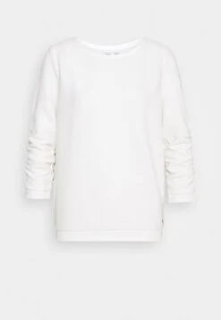 TOM TAILOR Denim Structured - Sweater - Off White -Tom Tailor Winkel b6543e8c5b0a40d8ae638bcaabc19077