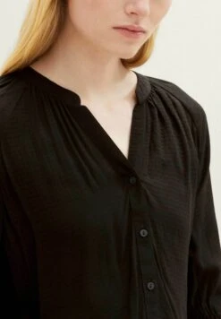 TOM TAILOR Denim Mit Ballonärmeln - Blouse - Deep Black -Tom Tailor Winkel b6f36548343a44208689a2fa6d1e2ba9