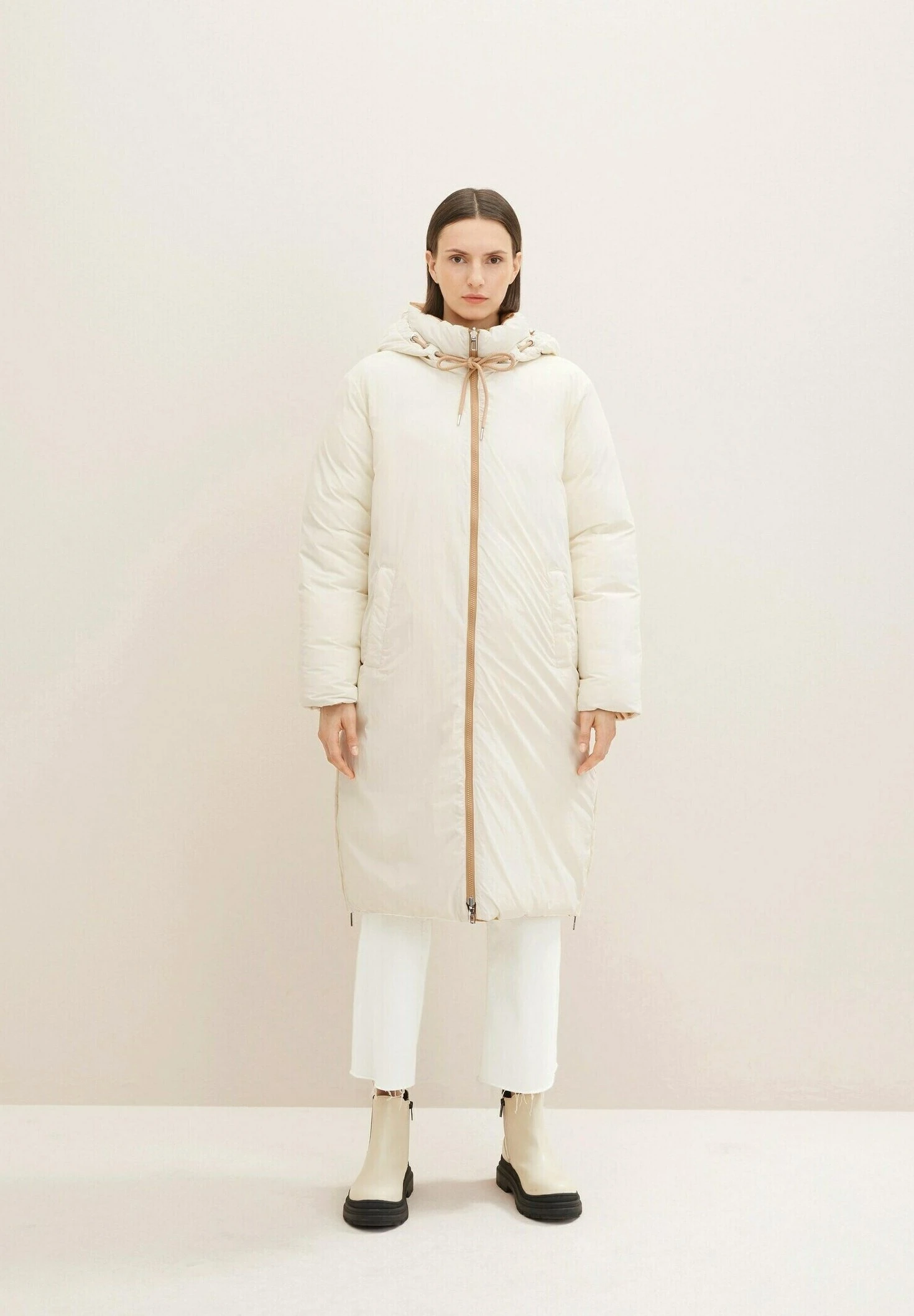 Tom Tailor Puffer Mit Kapuze - Winterjas - Soft Light Camel 7 Tom Tailor Puffer Mit Kapuze - Winterjas - Soft Light Camel - Afbeelding 5