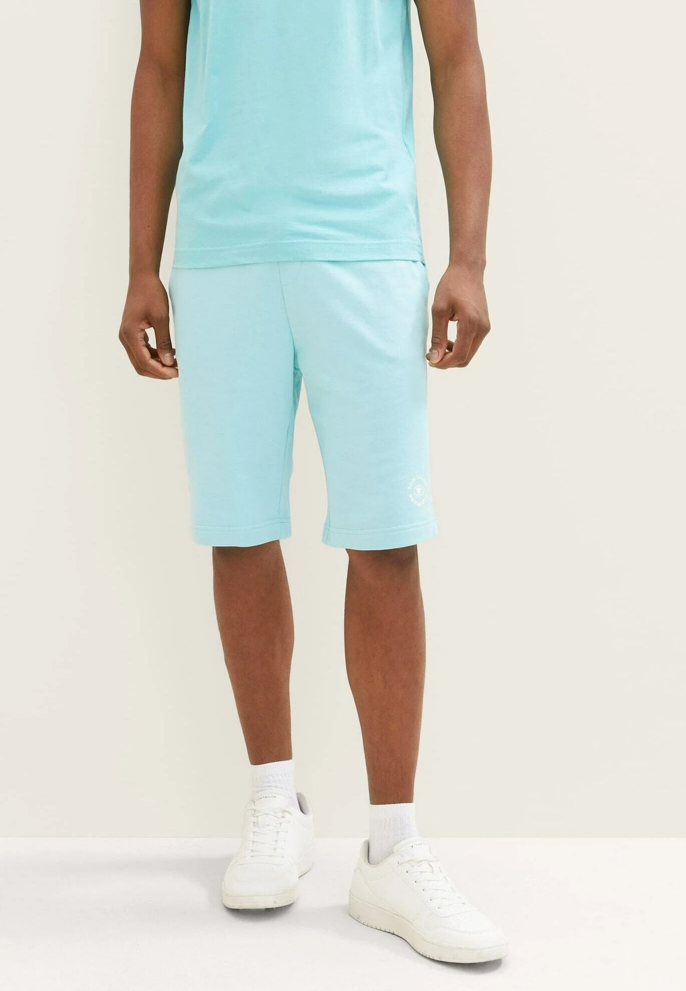 Tom Tailor Basic- Shorts - Blue Tibetan Stone 3 Tom Tailor Basic- Shorts - Blue Tibetan Stone
