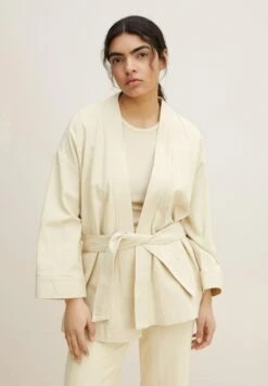 Tom Tailor Halflange Jas - Sand Stone Beige