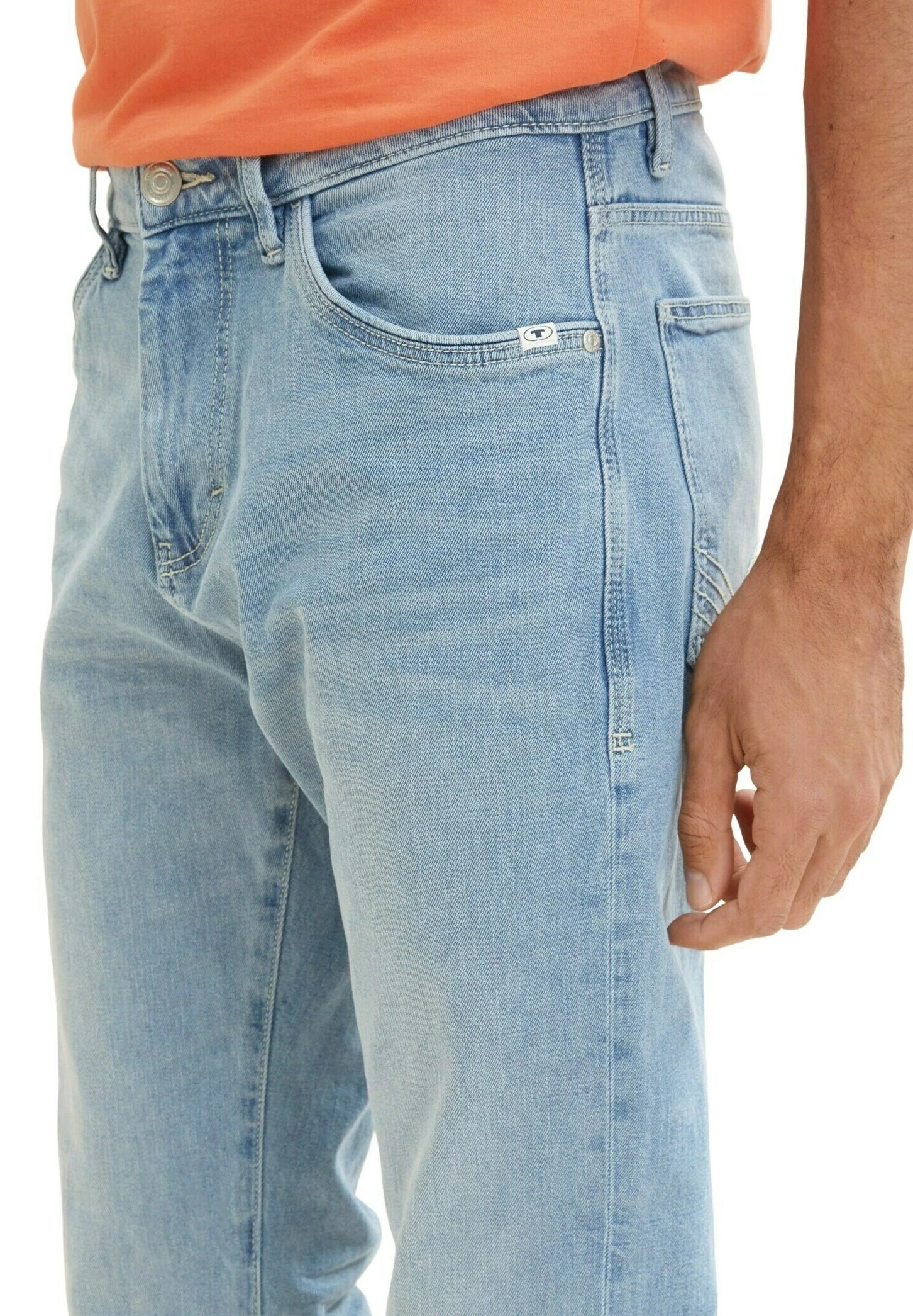 Tom Tailor Josh - Straight Leg Jeans - Light Stone Wash Denim 17 Tom Tailor Josh - Straight Leg Jeans - Light Stone Wash Denim - Afbeelding 15