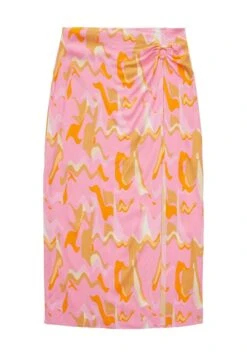 TOM TAILOR Denim A-Lijn Rok - Abstract Pink Print -Tom Tailor Winkel b7b6f8cb0e0e4f2f9c8443028bdeb87c