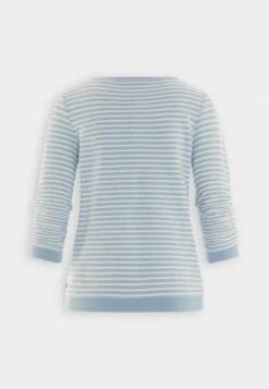 TOM TAILOR Denim Striped Jacquard - Sweater - Midblue White -Tom Tailor Winkel b8ce27450d78435b9e968a7714cbfe8c
