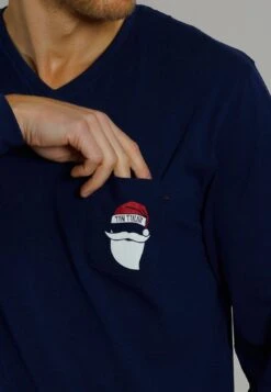 Tom Tailor Set - Pyjama - Blau Dunkel Allover -Tom Tailor Winkel b96f63673b3d4f1c94b6eb972aedf44f