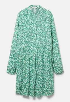 Tom Tailor Mit Allover-Blumenprint  - Jurk - Green Floral Design -Tom Tailor Winkel b984bcf730c145ecad619e90f68cac2e