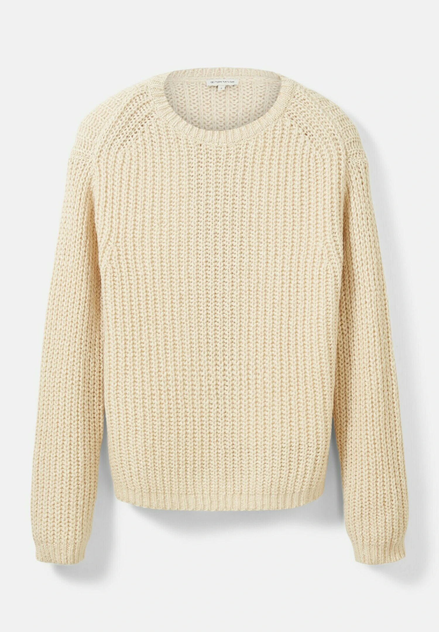 Tom Tailor Trui - Soft Buttercream Melange 9 Tom Tailor Trui - Soft Buttercream Melange - Afbeelding 7