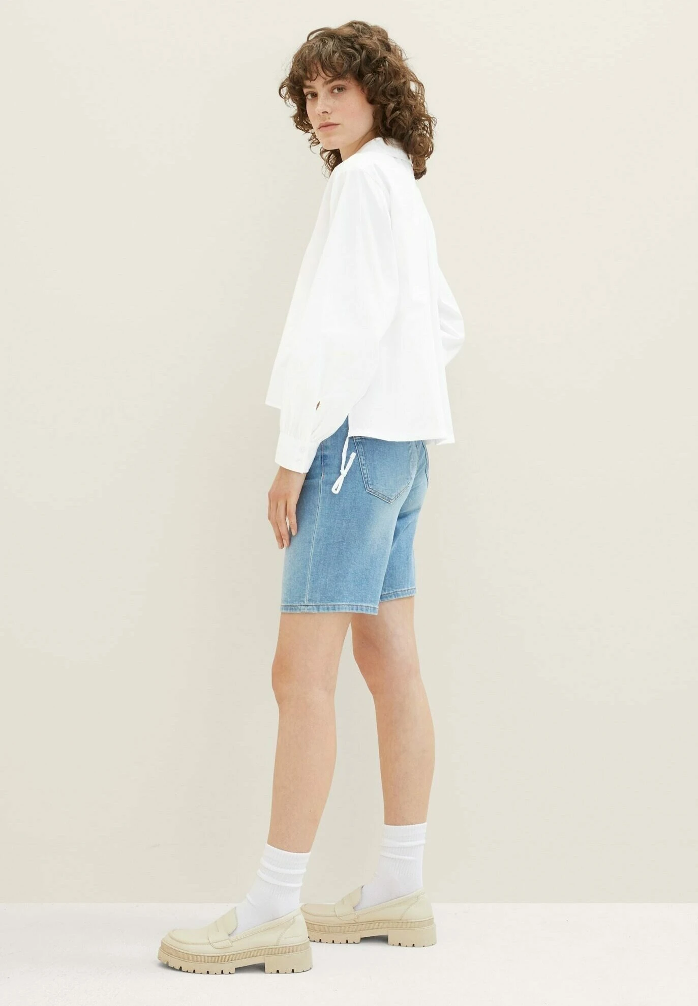 Tom Tailor Kate Vintage - Jeansshort - Light Stone Wash Denim 8 Tom Tailor Kate Vintage - Jeansshort - Light Stone Wash Denim - Afbeelding 6