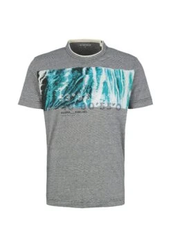 Tom Tailor Mit Print  - T-Shirt Print - Navy Offwhite Thin Stripe -Tom Tailor Winkel bae6a0f3923d400894f9adff94eb72ab