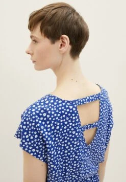TOM TAILOR Denim Easy - Jurk - Bright Blue Flower Print -Tom Tailor Winkel bb08439cfca64854a0ac290848877108