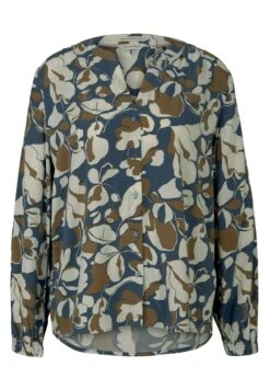 Tom Tailor Blouse - Blue Sepia Floral Design -Tom Tailor Winkel bb513dce224a4dc78ee0d4f715833480